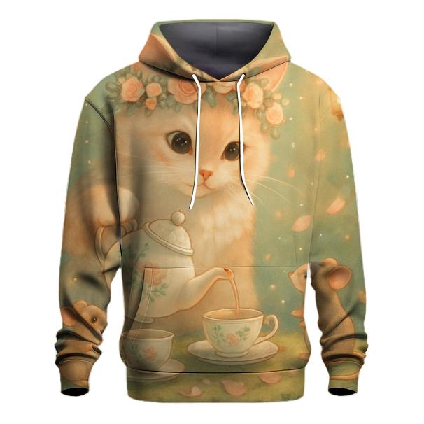Tea Party Flower Crown Cat hoodie styles