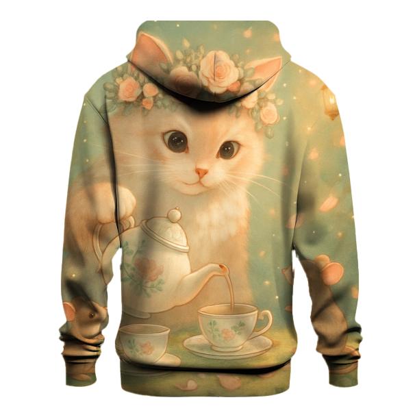 Tea Party Flower Crown Cat hoodie styles