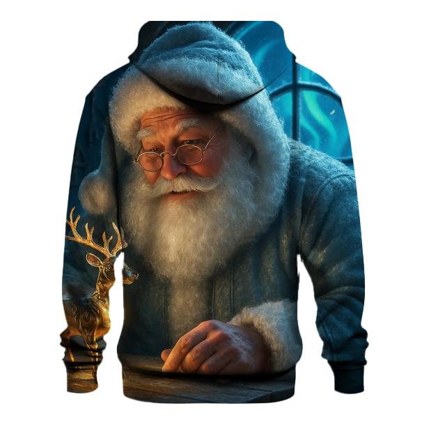 Aurora Workshop Santa premium hoodies