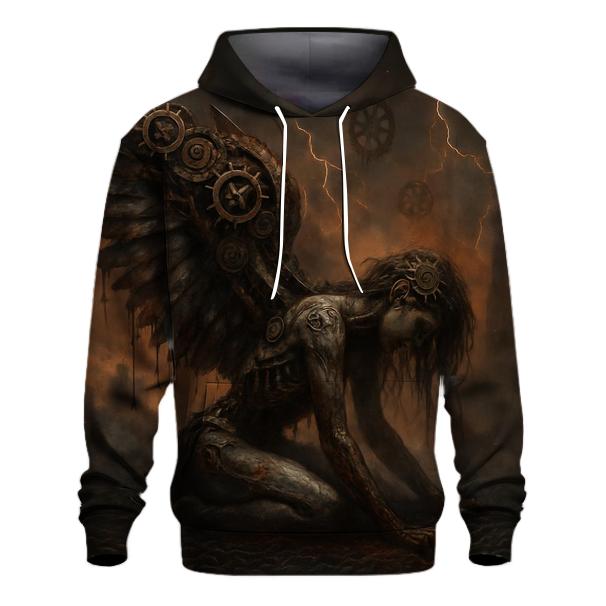 Fallen Angel Of Ash And Iron graphic hoodies