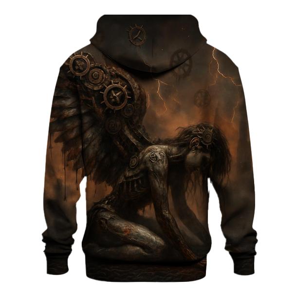 Fallen Angel Of Ash And Iron graphic hoodies