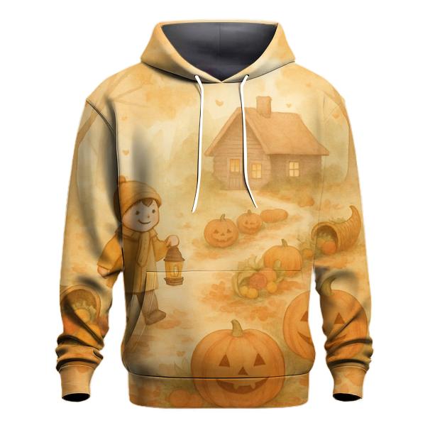 Pumpkin Lantern Path hoodie trends