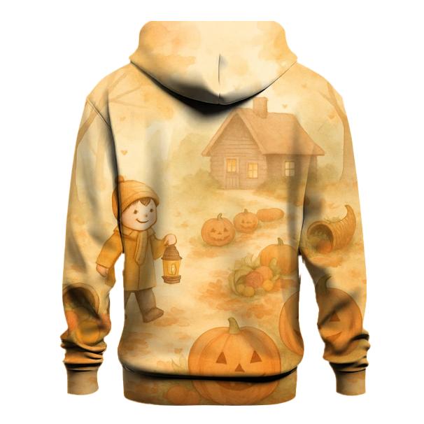 Pumpkin Lantern Path hoodie trends