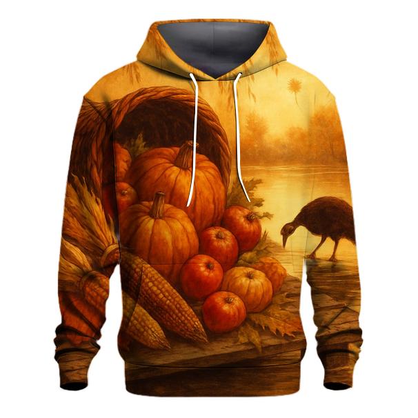 Cornucopia Harbor embroidered hoodies