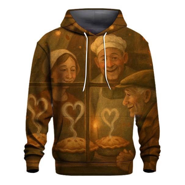 Pie Shop Window Glow lightweight hoodies