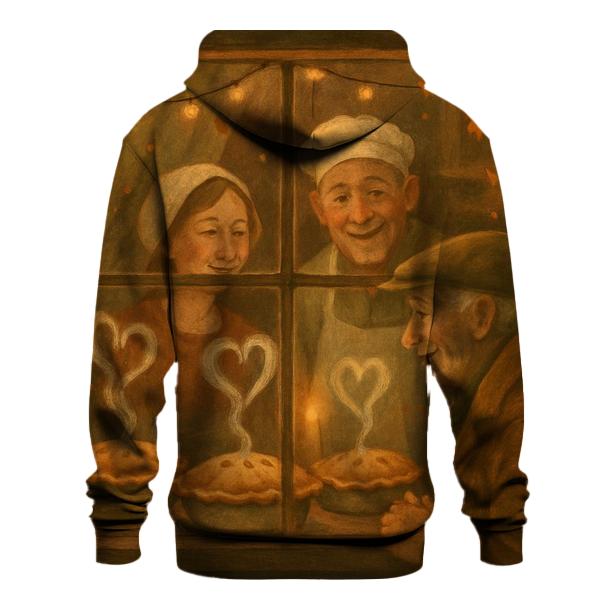 Pie Shop Window Glow lightweight hoodies