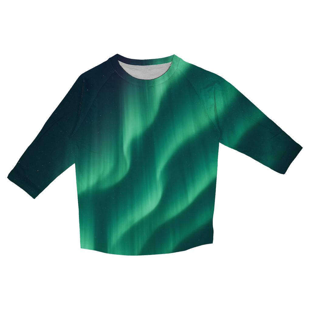 Aurora Curtain Drift stylish quarter sleeve tops