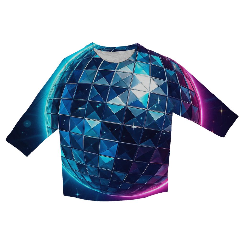 Midnight Disco printed three quarter sleeve shirts