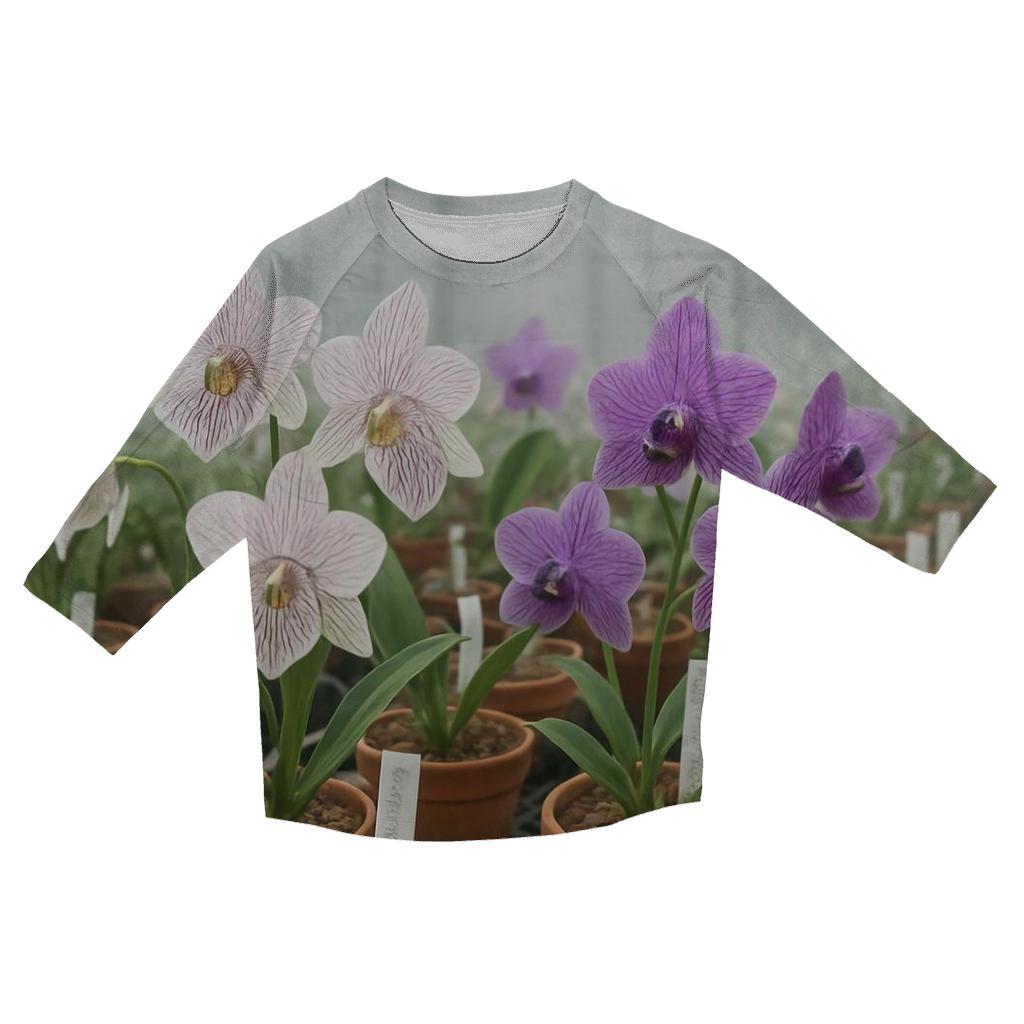 Glasshouse Orchid Conservation Tray fashion 3/4 sleeve shirts