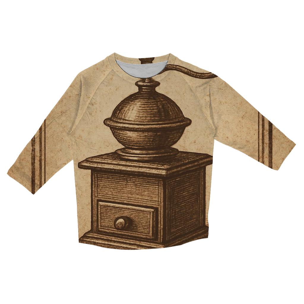 Vintage Mill Emblem stylish quarter sleeve tops