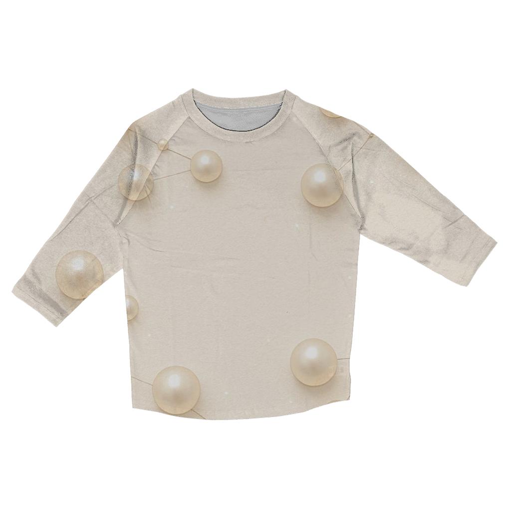 Champagne Constellation casual three quarter sleeve shirts