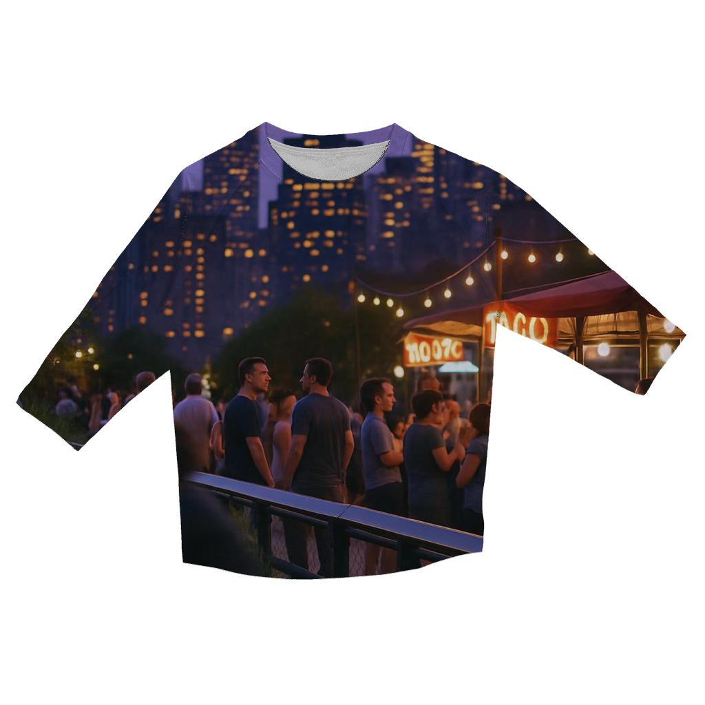Chelsea High Line Twilight Market casual three quarter sleeve shirts