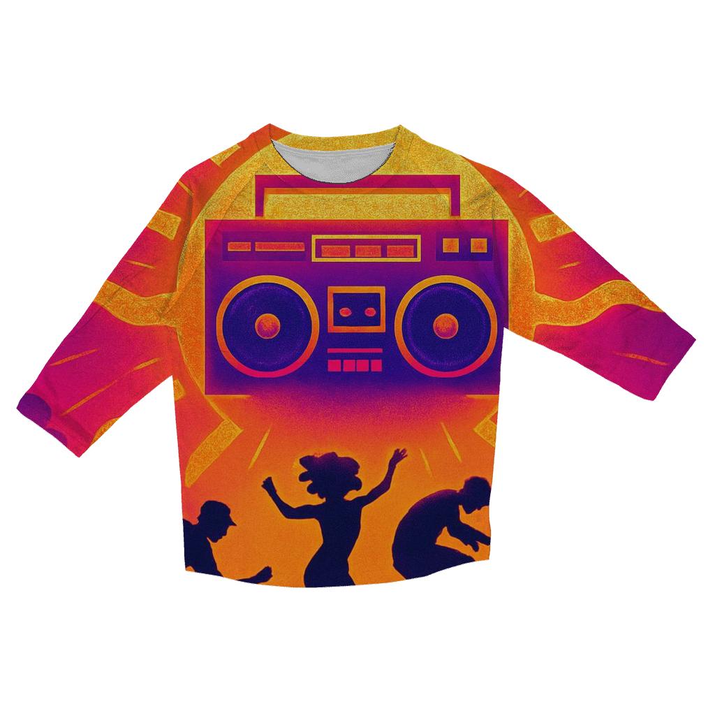 Boombox Solar Flare cotton quarter sleeve shirts