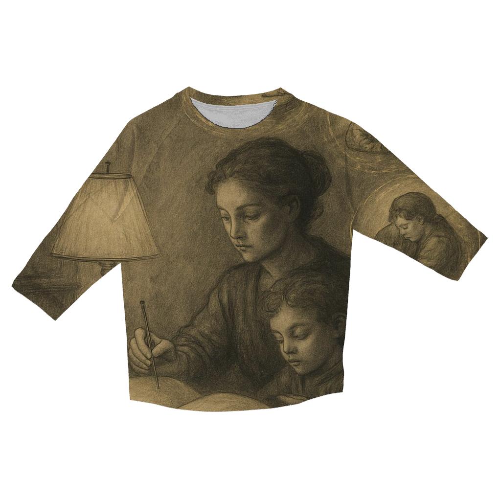 The Silent Ledger designer 3/4 sleeve blouses