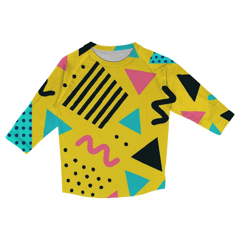 Memphis Dance Floor stylish quarter sleeve tops