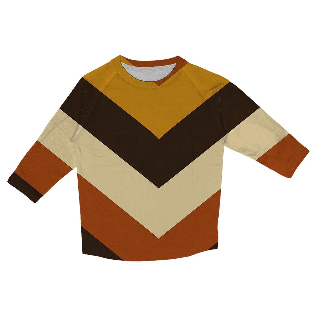 Harvest Moon Chevron personalized 3/4 sleeve tees