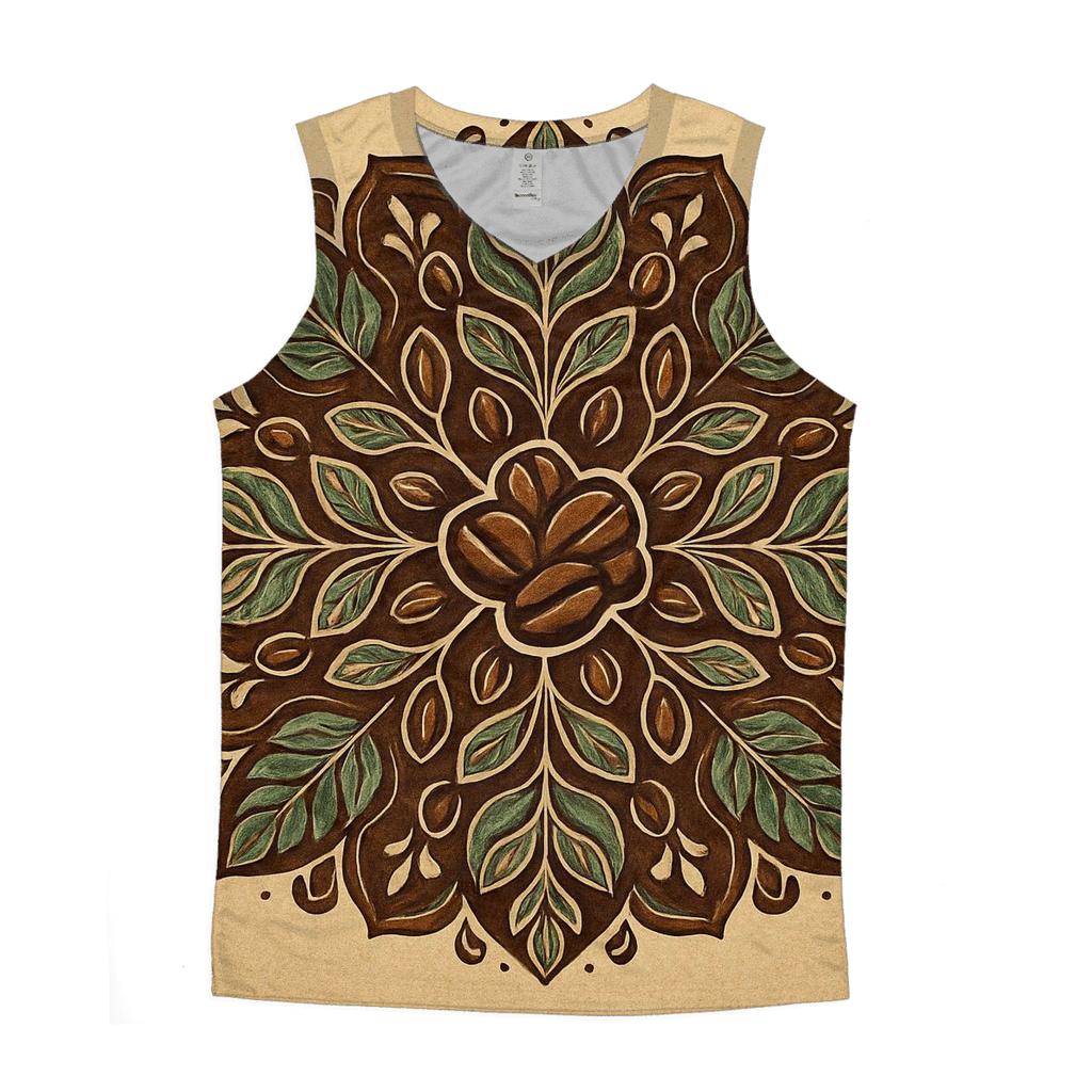 Bean Bloom Mandala stylish racerback tanks