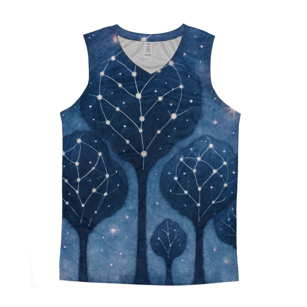 Celestial Grove trendy fitted tank tops