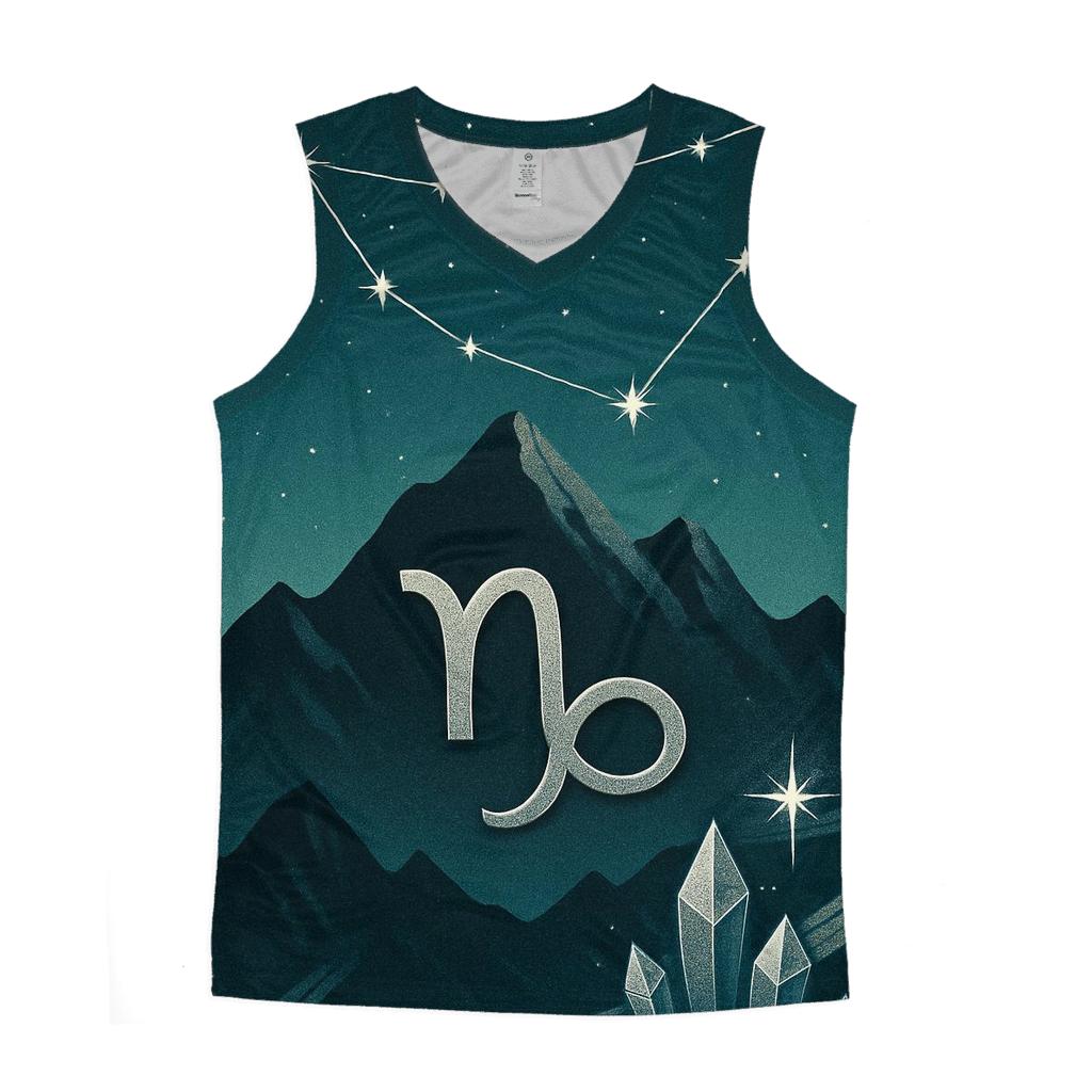 Capricorn Mountain Goat Nebula custom tank tops