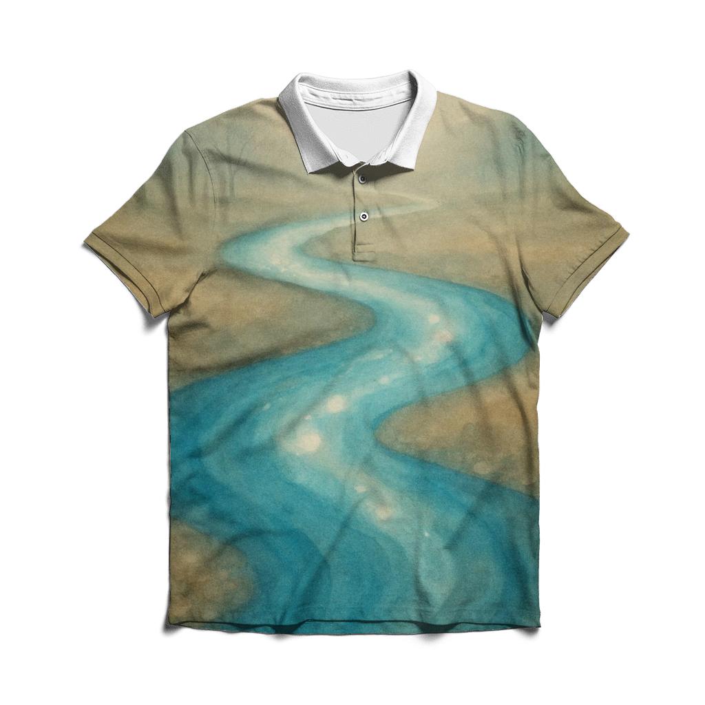 River Of Reflection casual sports polo shirts