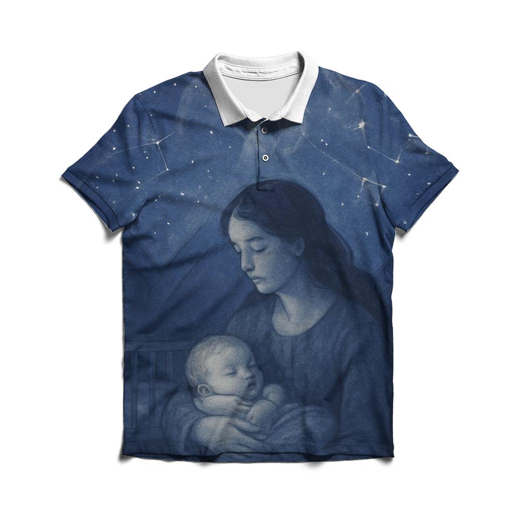 Lullaby Of Stars casual sports polo shirts