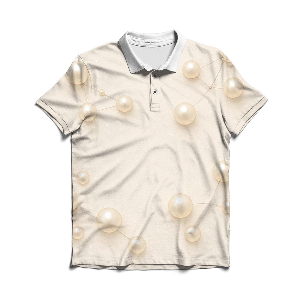 Champagne Constellation casual sports polo shirts