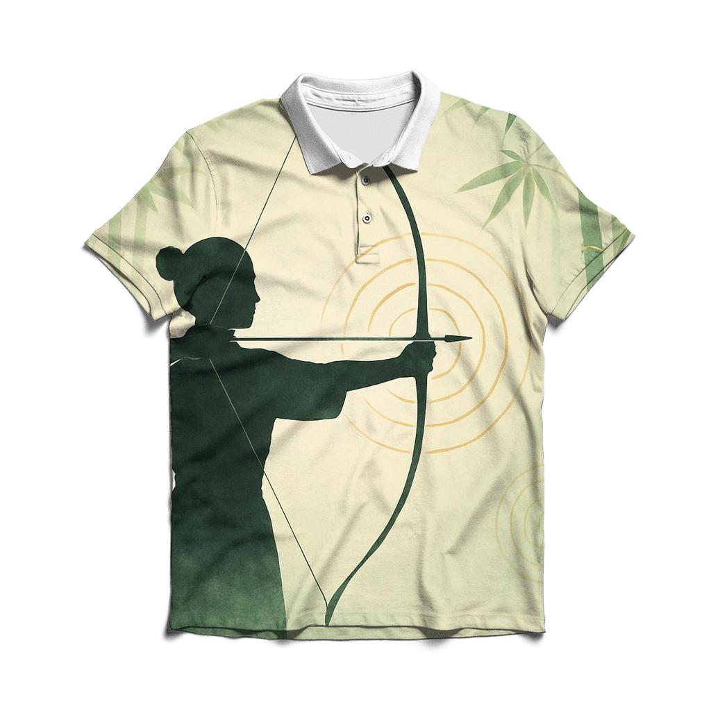 Zen Archery Focus custom polo shirts