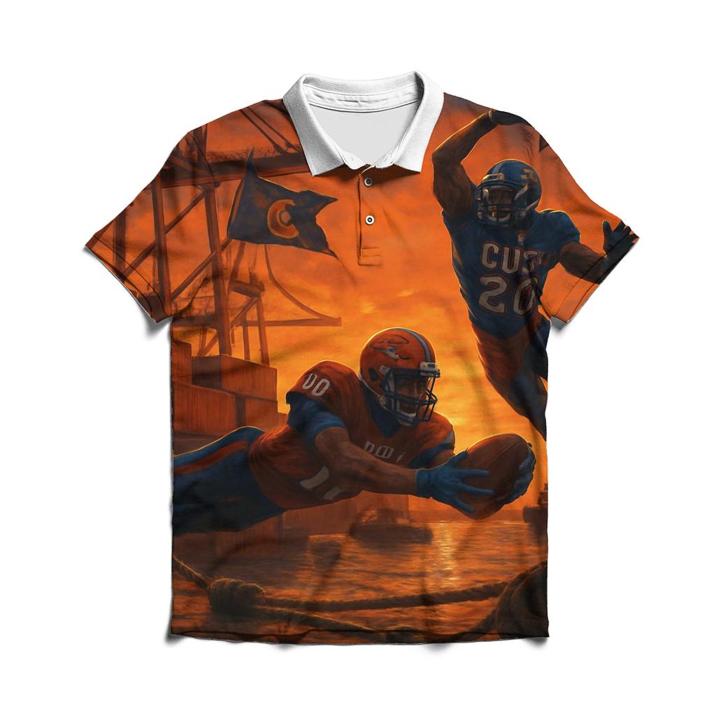 Harborhead Rumble embroidered polo tops