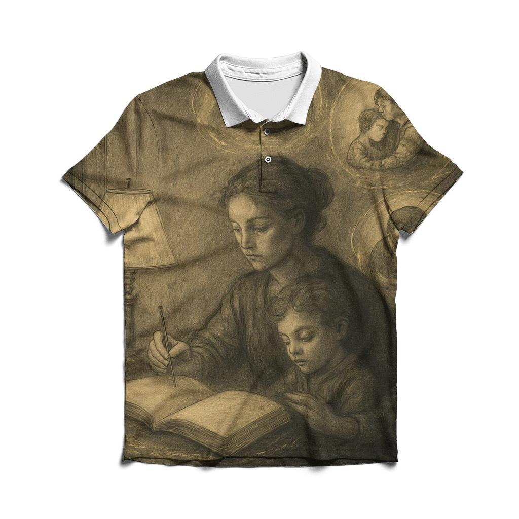 The Silent Ledger stylish collar polo tees