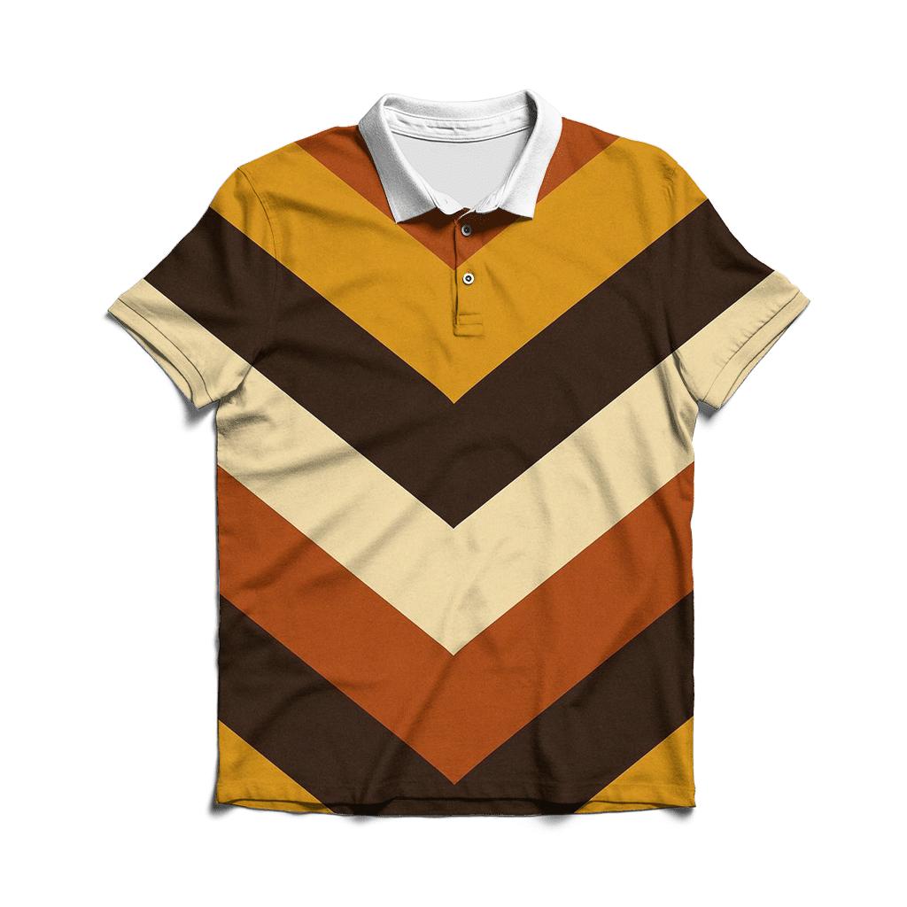 Harvest Moon Chevron personalized polo shirts