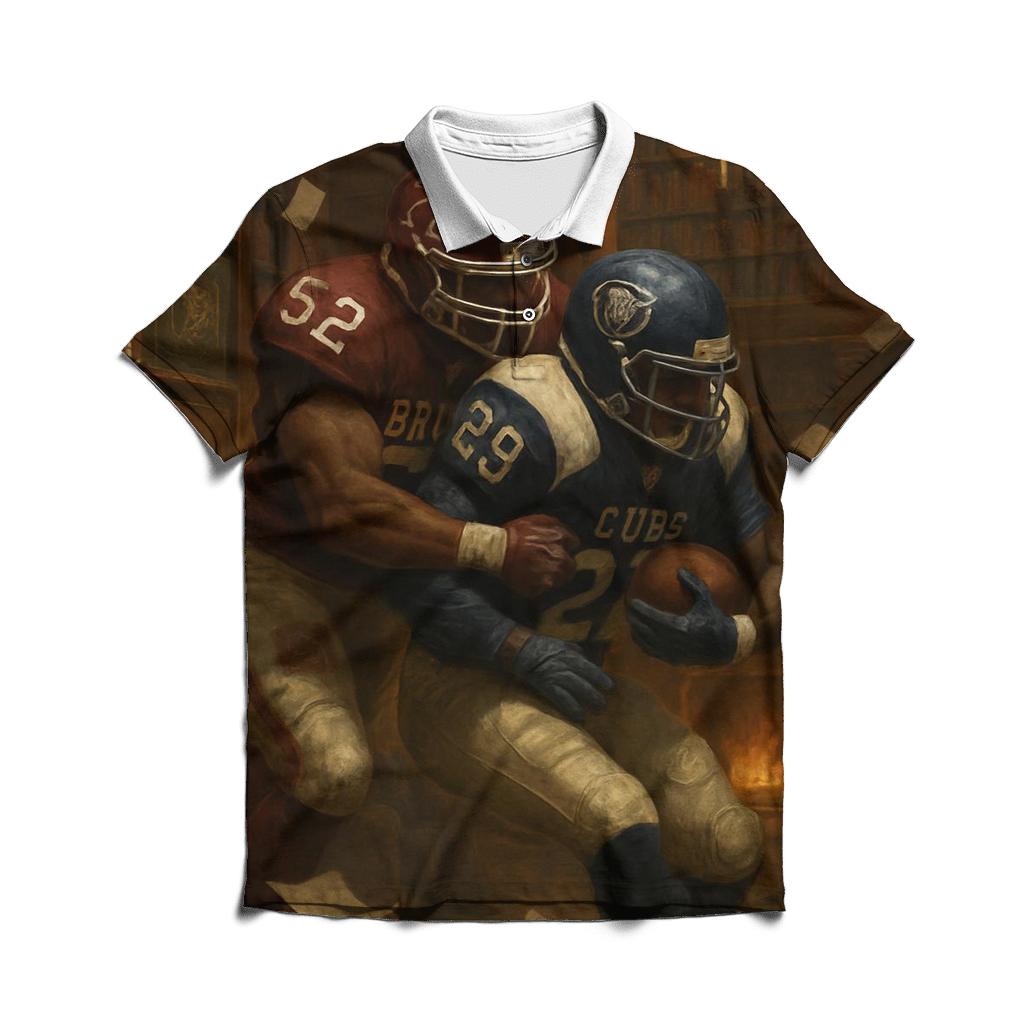 Library Lights Rivalry casual sports polo shirts