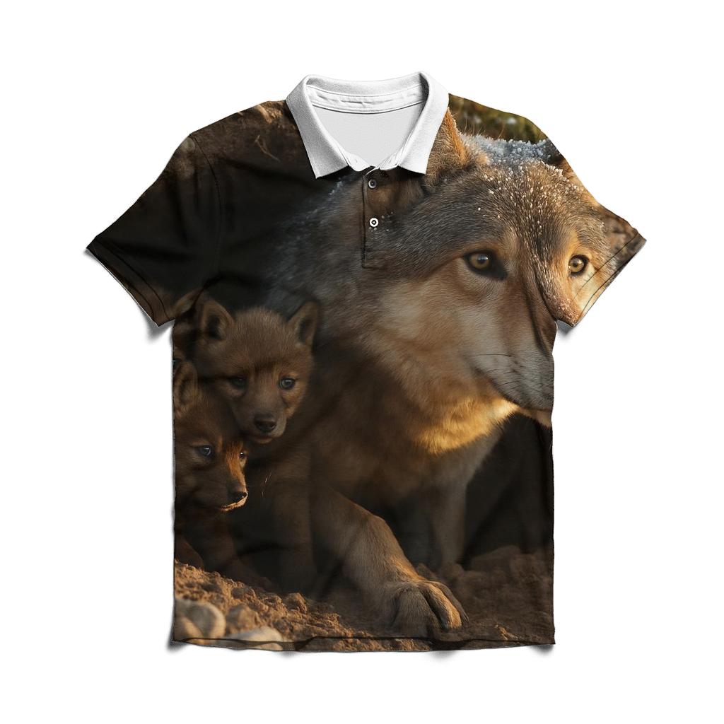 Alpine Den Entrance personalized polo shirts