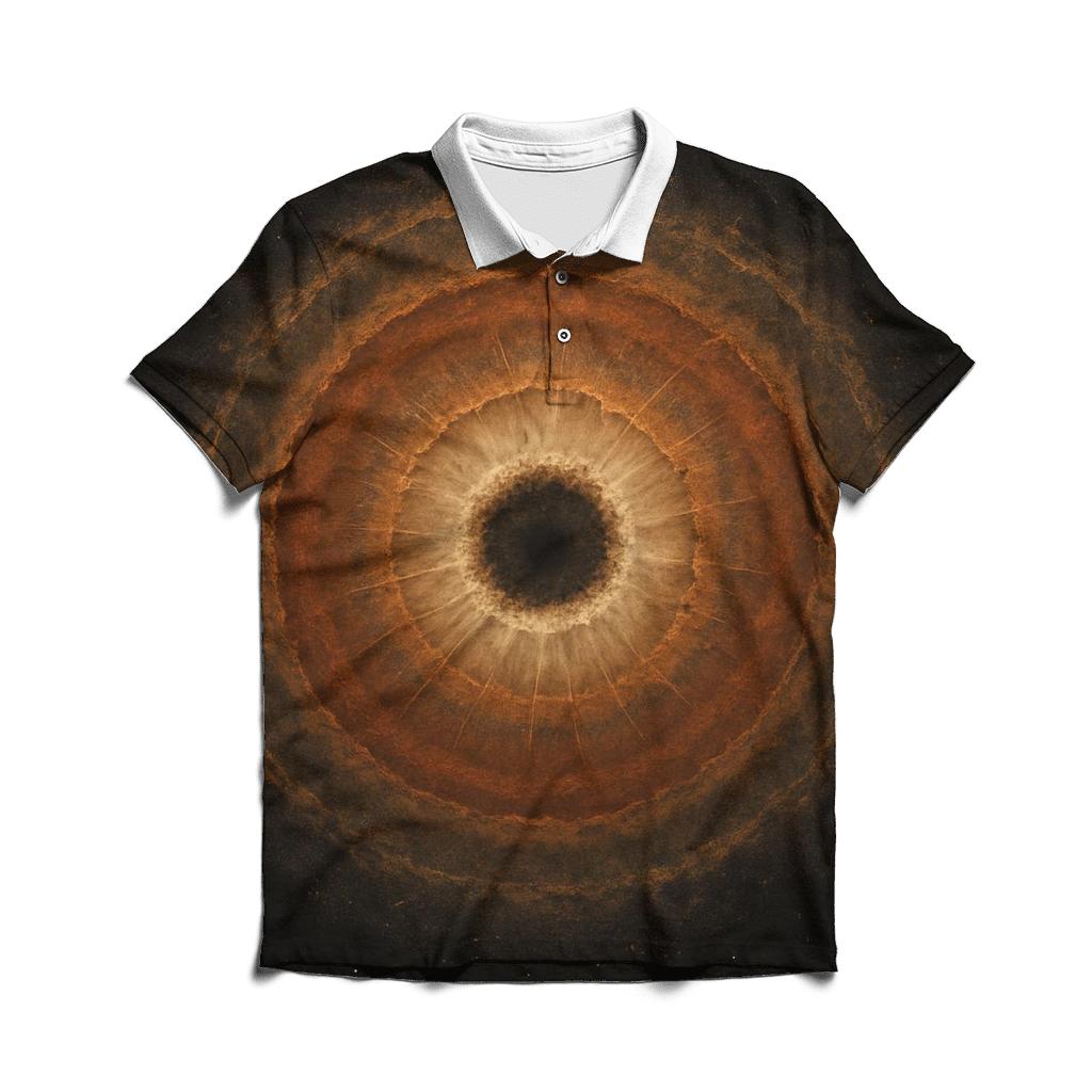 Ejecta Halo Ringlets embroidered polo tops