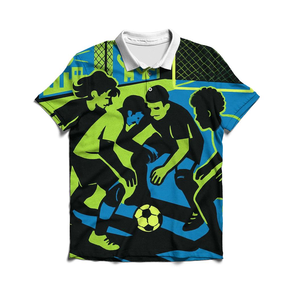 Futsal Street Glow personalized polo shirts