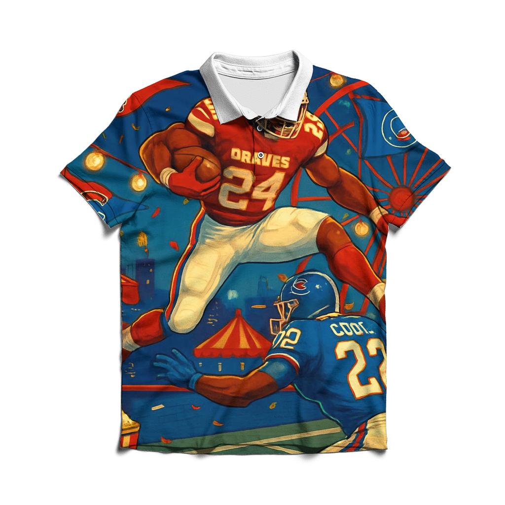 Rooftop Carnival Collision stylish collar polo tees