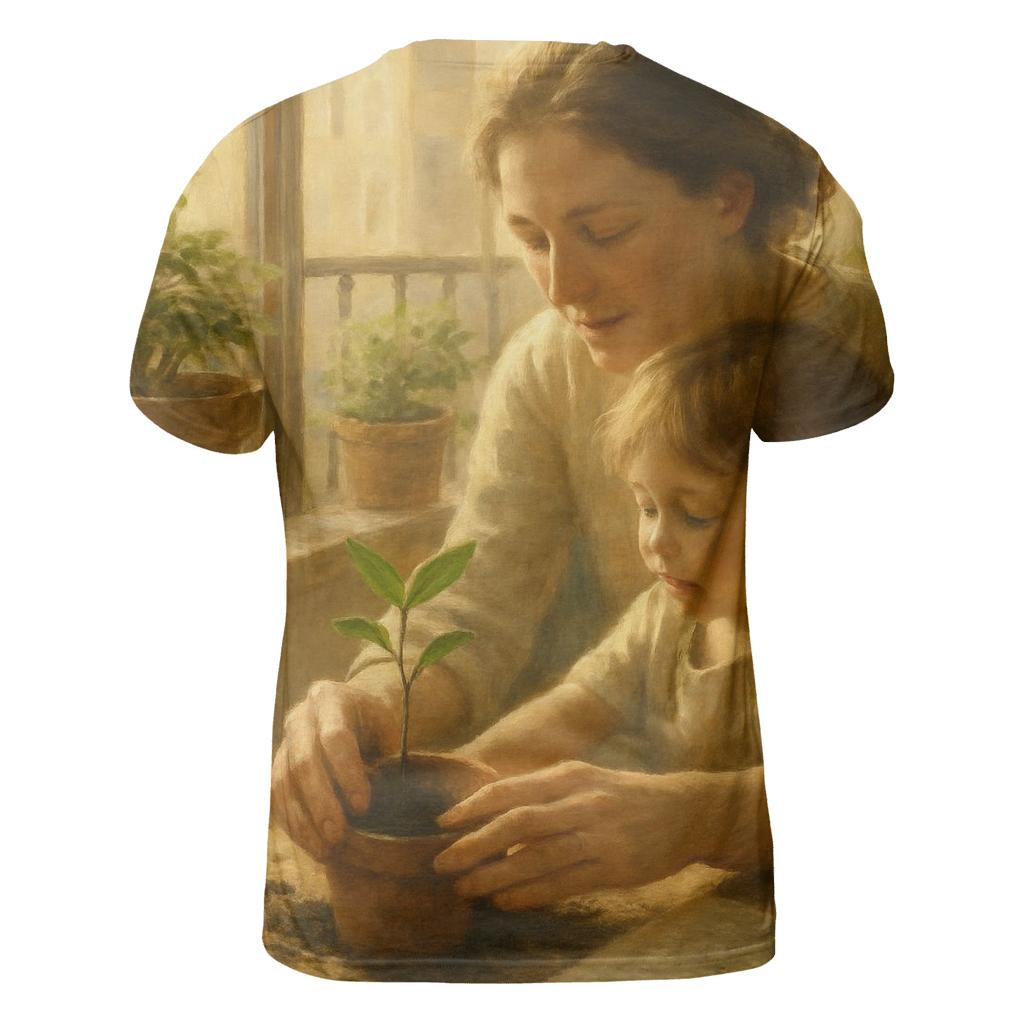 Hands That Build Tomorrow creative print fashion shirts