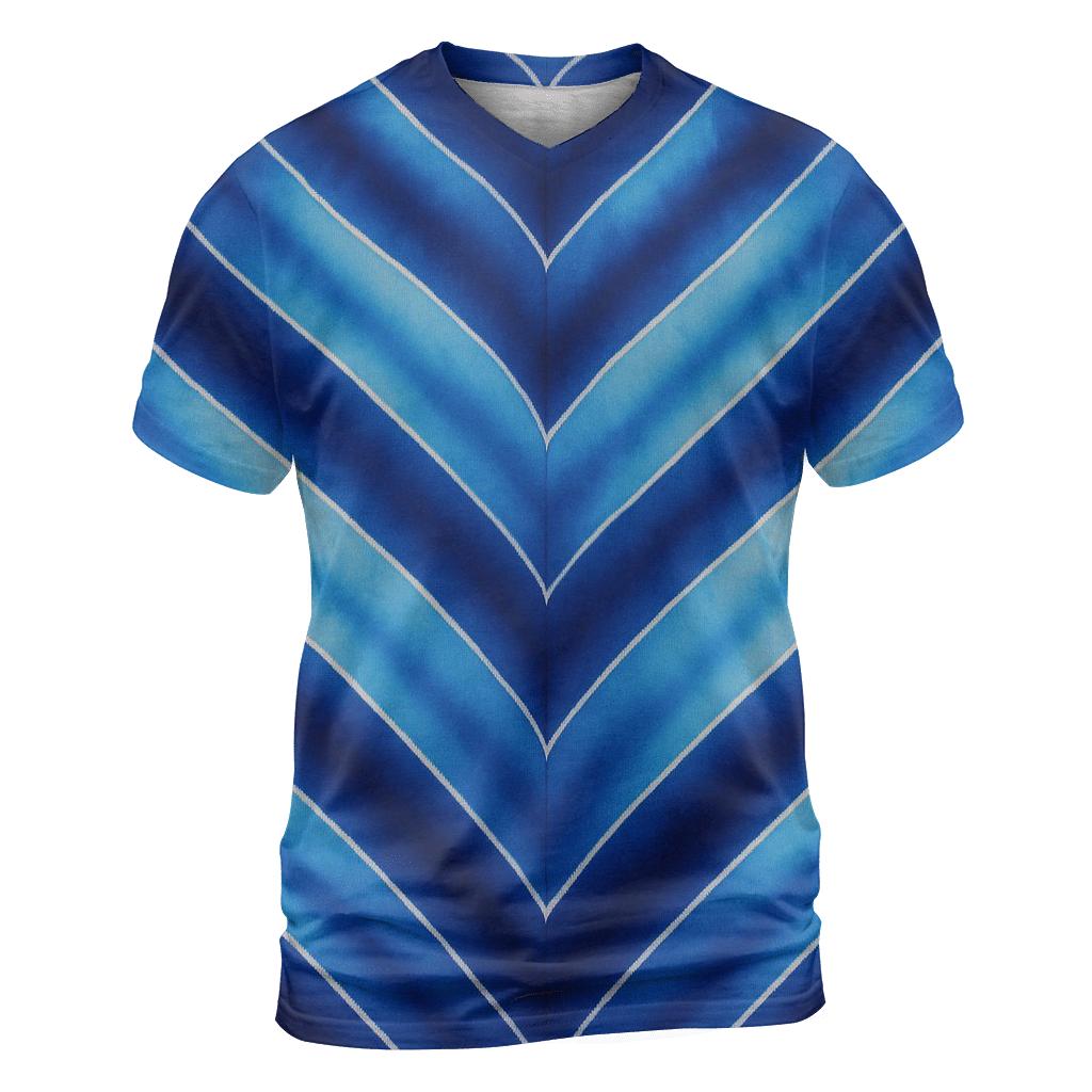Indigo Arashi Waves statement graphic shirts