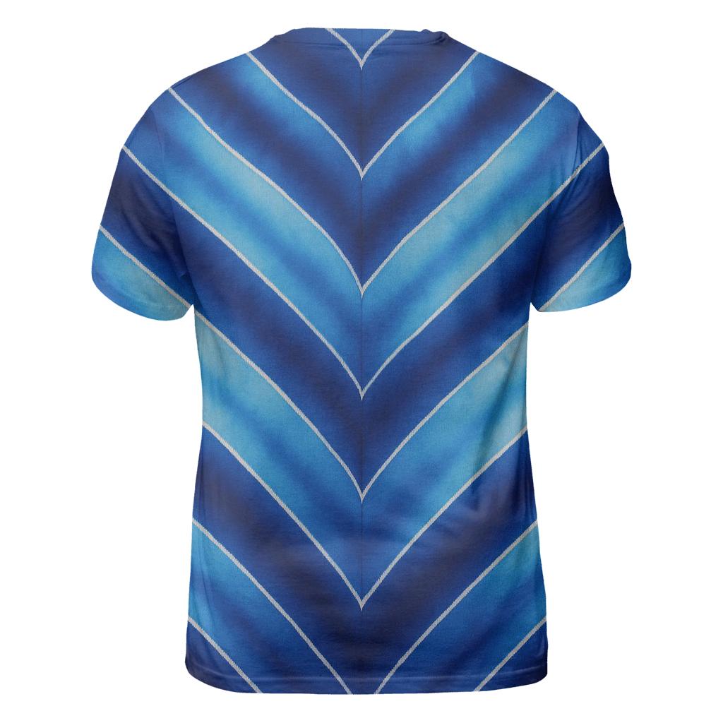 Indigo Arashi Waves statement graphic shirts
