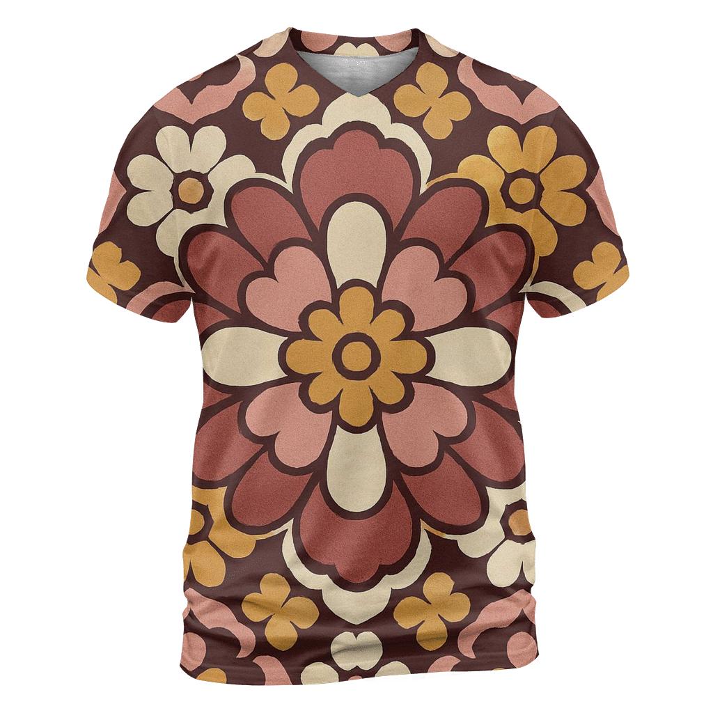 Velvet Disco Bloom unique graphic print tees
