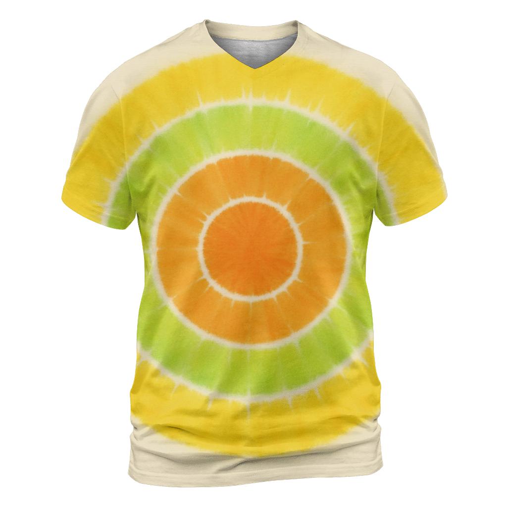 Citrus Bullseye creative print fashion shirts