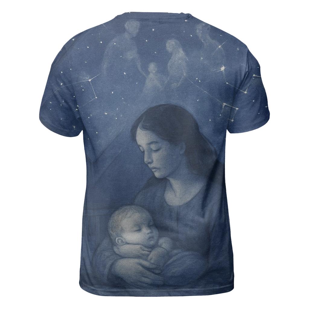 Lullaby Of Stars vibrant all-over design tees
