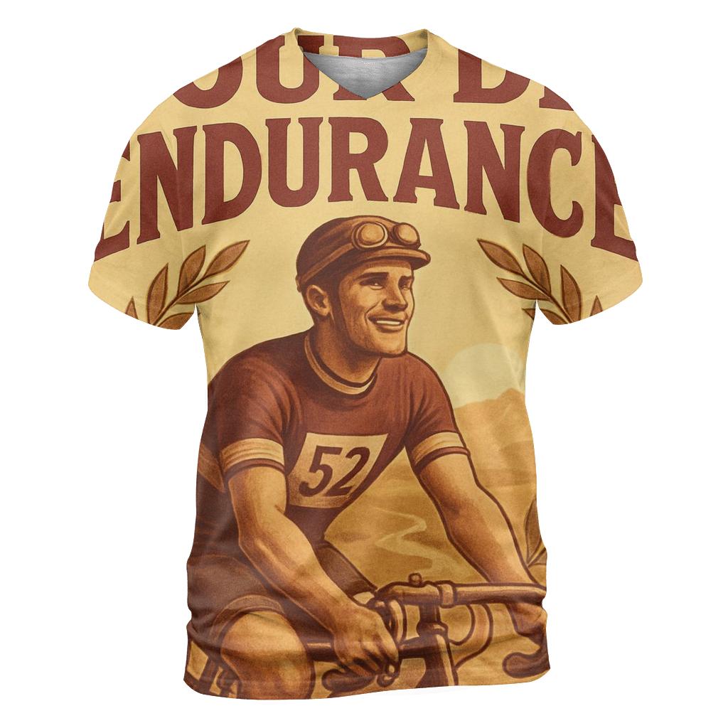 Vintage Cycling Tour trendy printed shirt styles