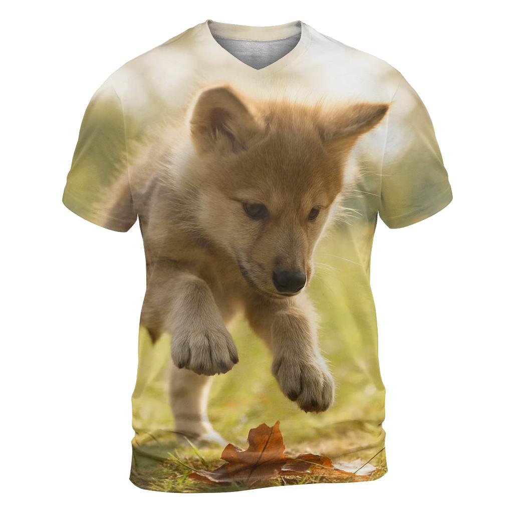 Pup Learning To Hunt designer pattern shirts