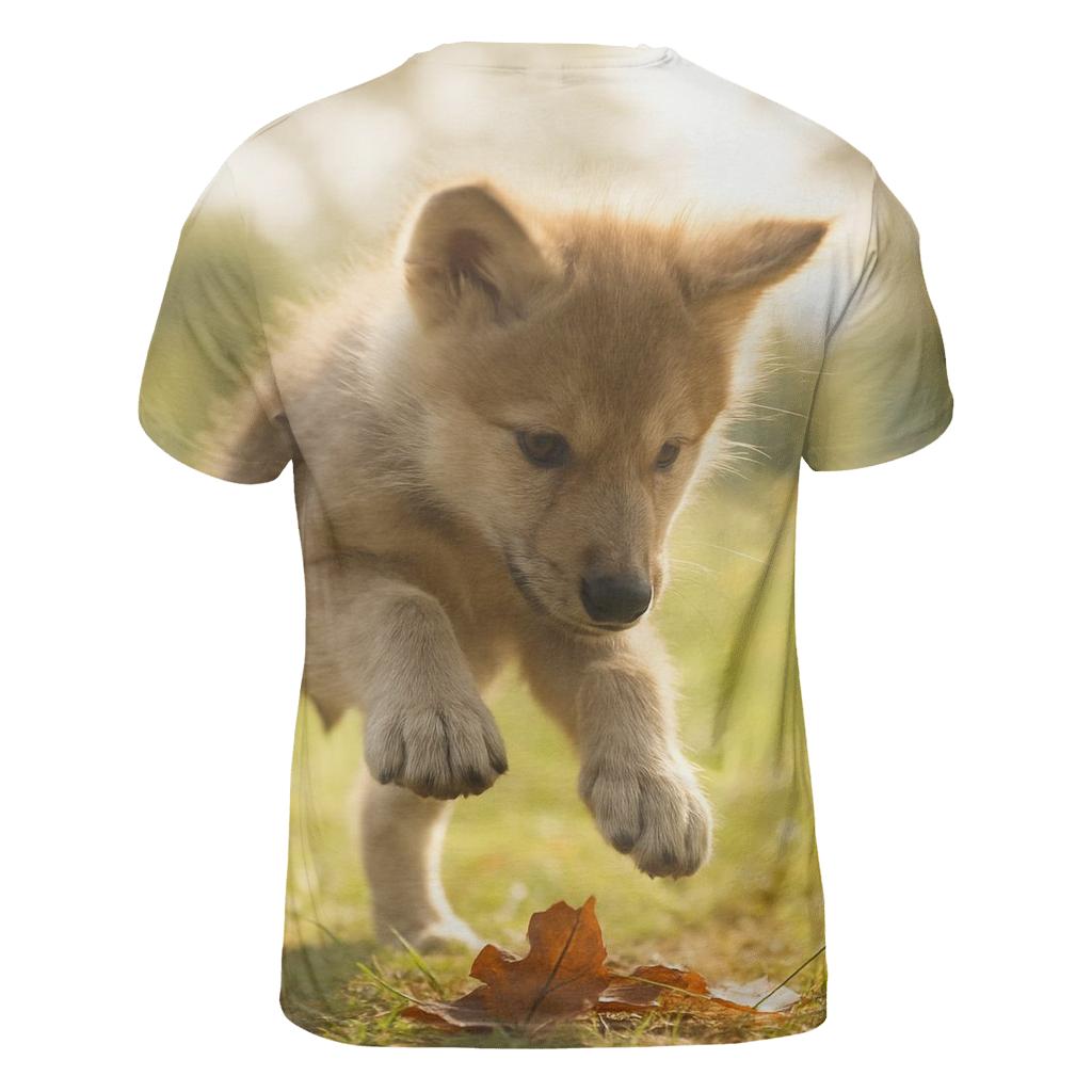 Pup Learning To Hunt designer pattern shirts