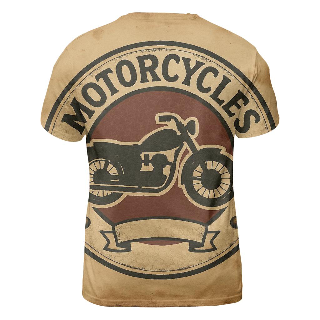 Antique Automotive Garage Badge artistic all-over print tops