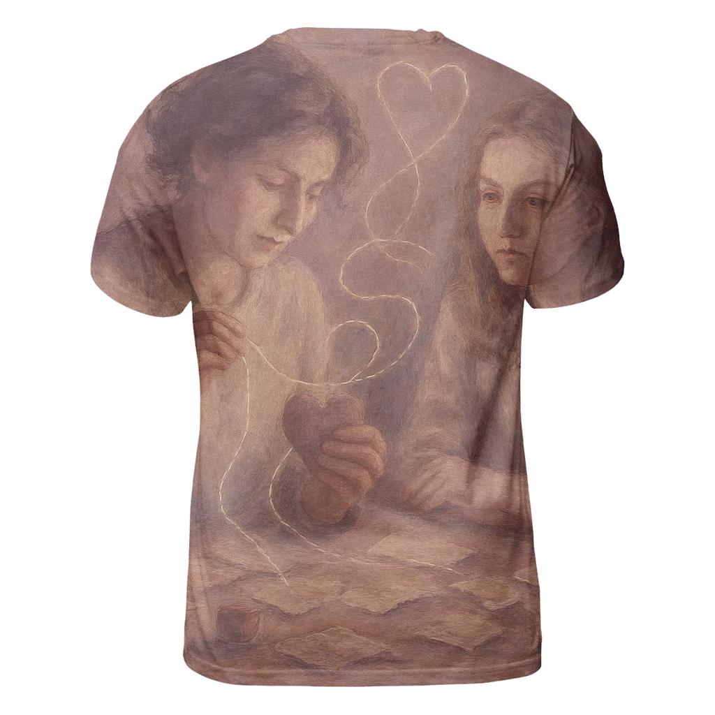 Threads Of Quiet Courage statement graphic shirts