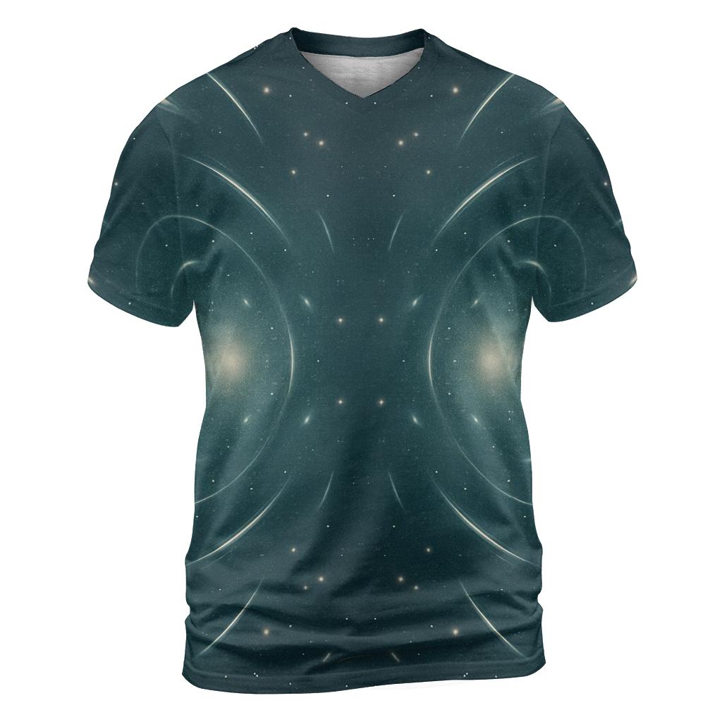 Gravitational-Lens Arc Field designer pattern shirts