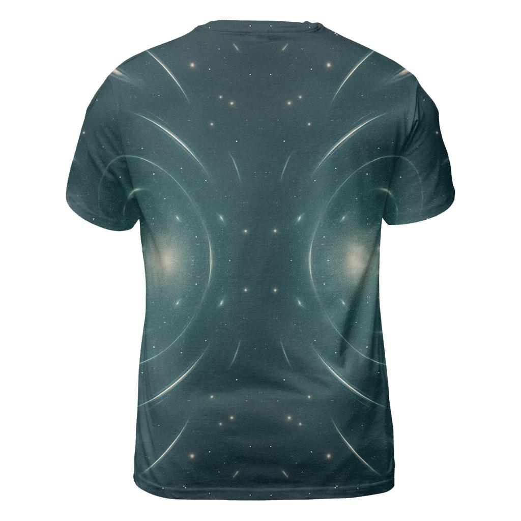 Gravitational-Lens Arc Field designer pattern shirts