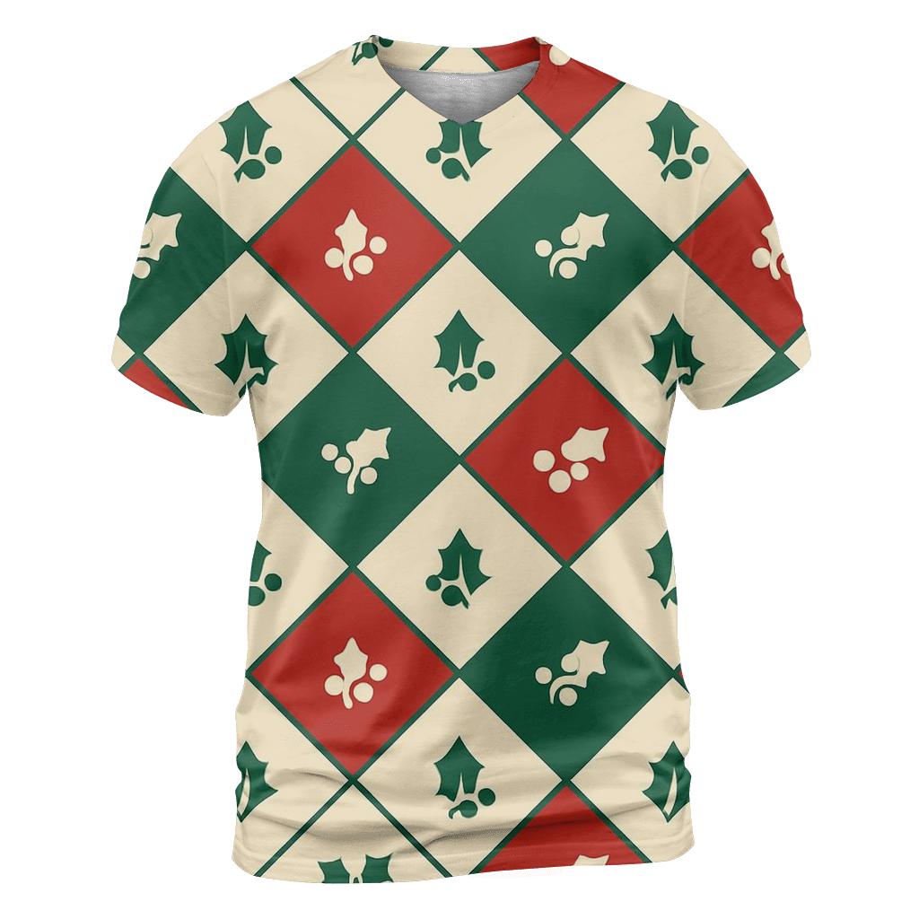 Holly Grid Delight designer pattern shirts