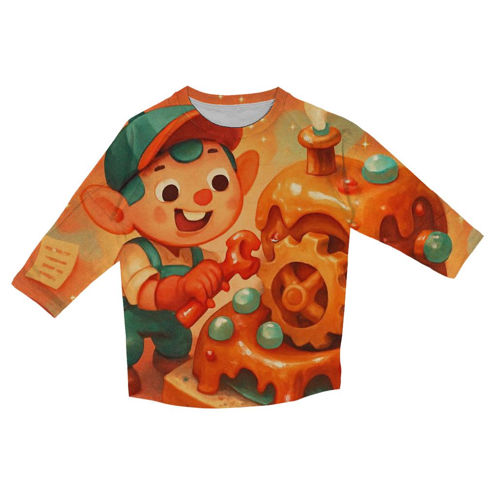 Candy Comet Mechanic stylish quarter sleeve tops